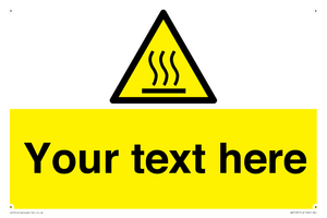 Custom Hot Surface Sign